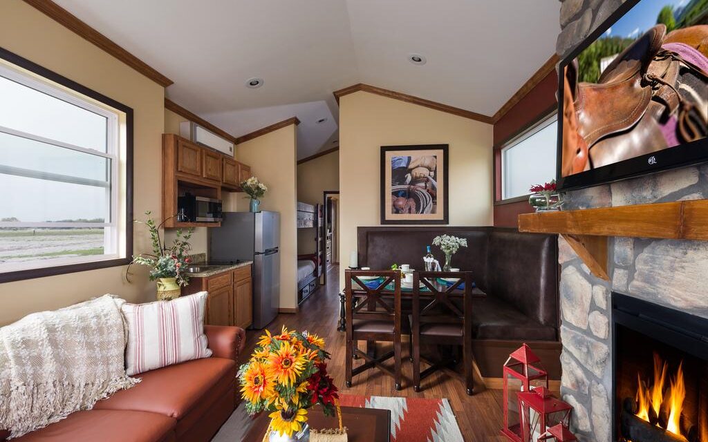 Railcar guest rooms at Westgate River Ranch; Courtesy of Westgate River Ranch