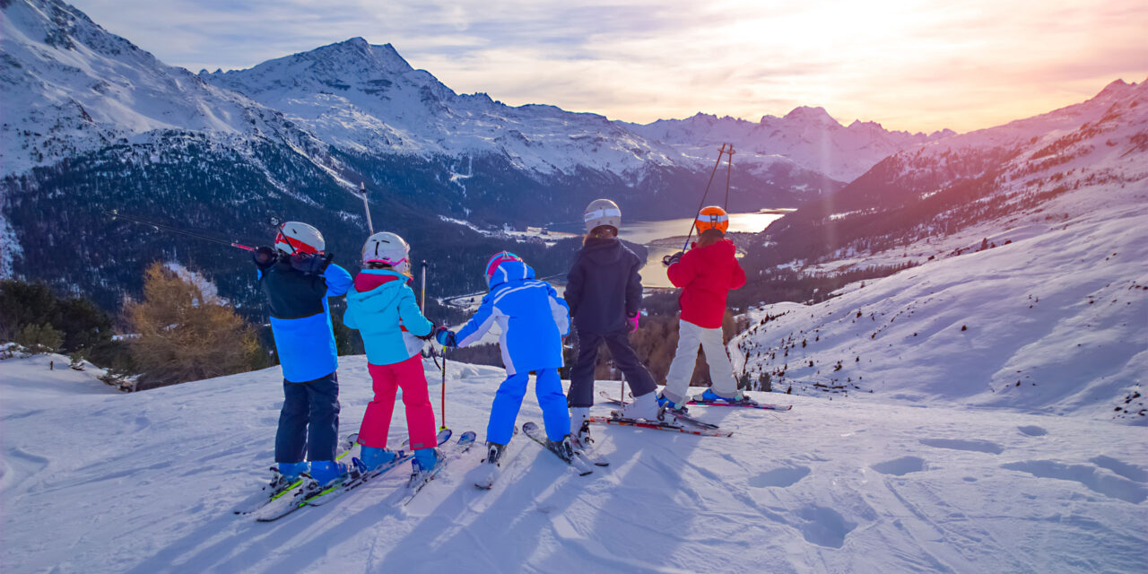 Kids skiing; Courtesy of michelangeloop/Shutterstock.com
