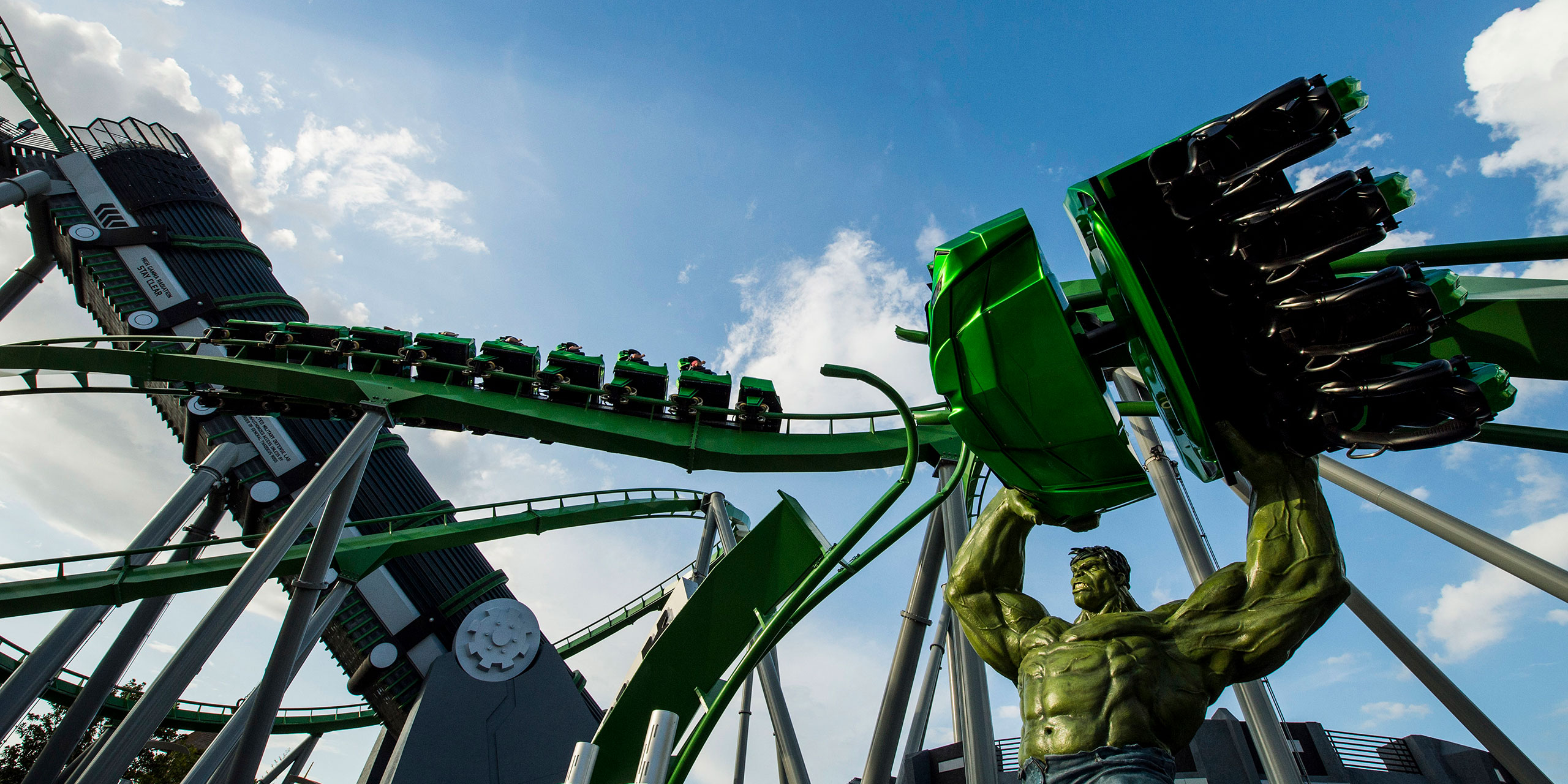 The Incredible Hulk Coaster at Universal Orlando Resort; Courtesy of Universal Orlando Resort