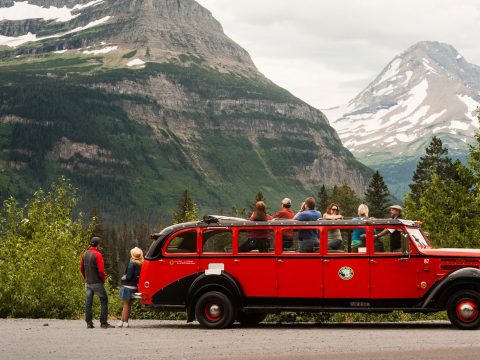 Red Jammer Tour in Glacier National Park