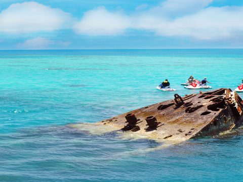 Bermuda Shipwreck; Courtesy of orangecrush/Shutterstock.com