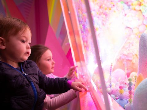 Kids at Meow Wolf in Santa Fe, New Mexico; Courtesy of Meow Wolf
