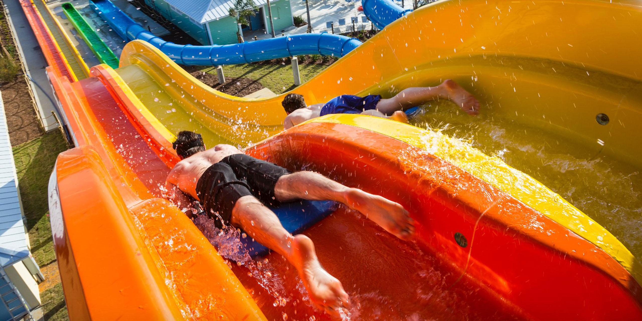 Waterslides at Encore Resort at Reunion in Florida; Courtesy of Encore Resort at Reunion