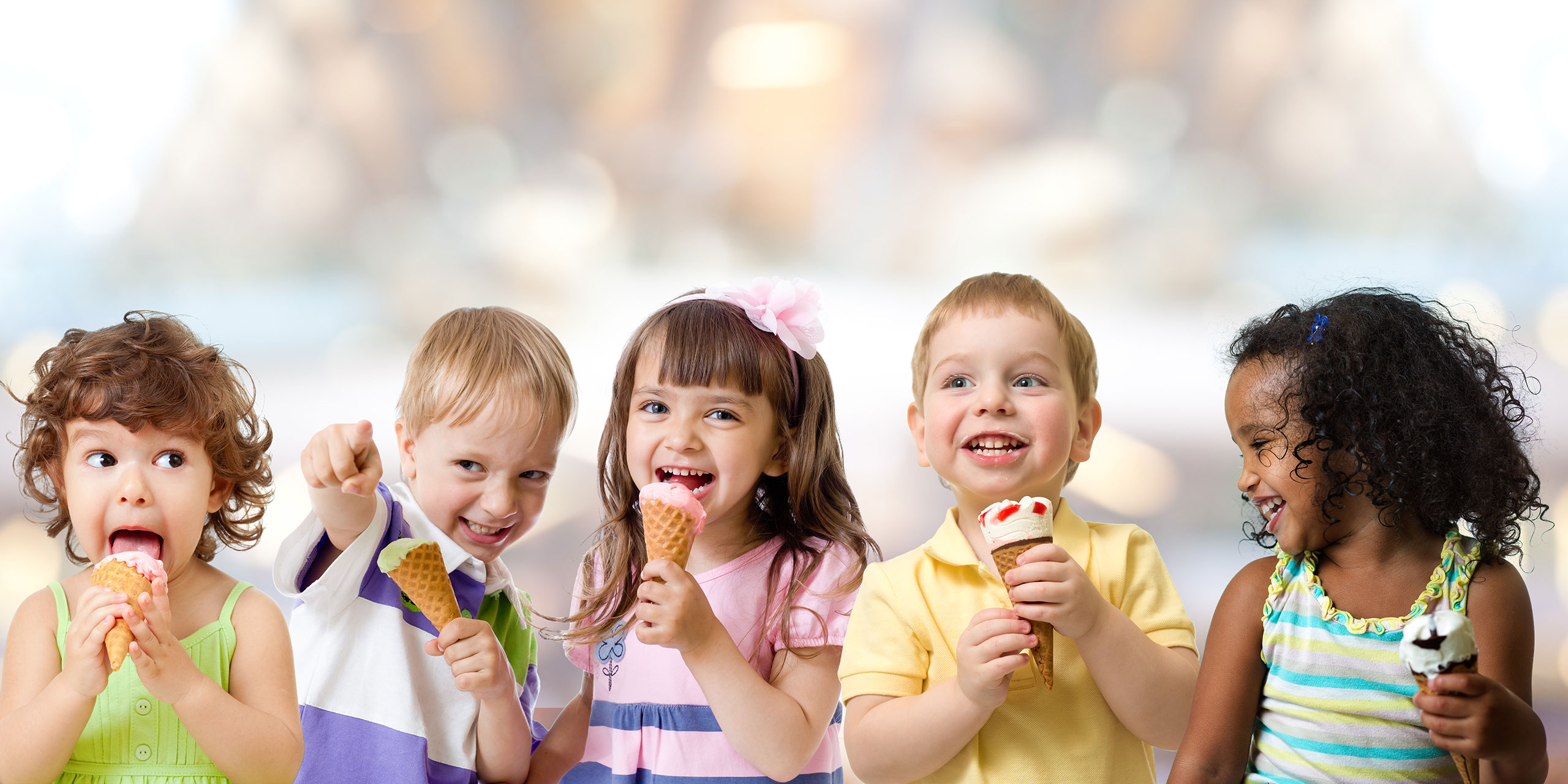 Kids Eating Ice Cream; Courtesy of Andrey_Kuzmin/Shutterstock.com