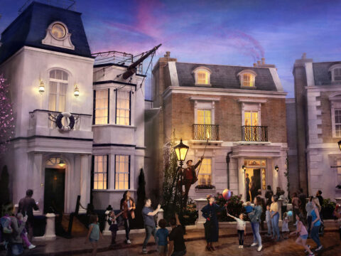 Rendering of Mary Poppins Attraction at Disney World; Courtesy of Disney