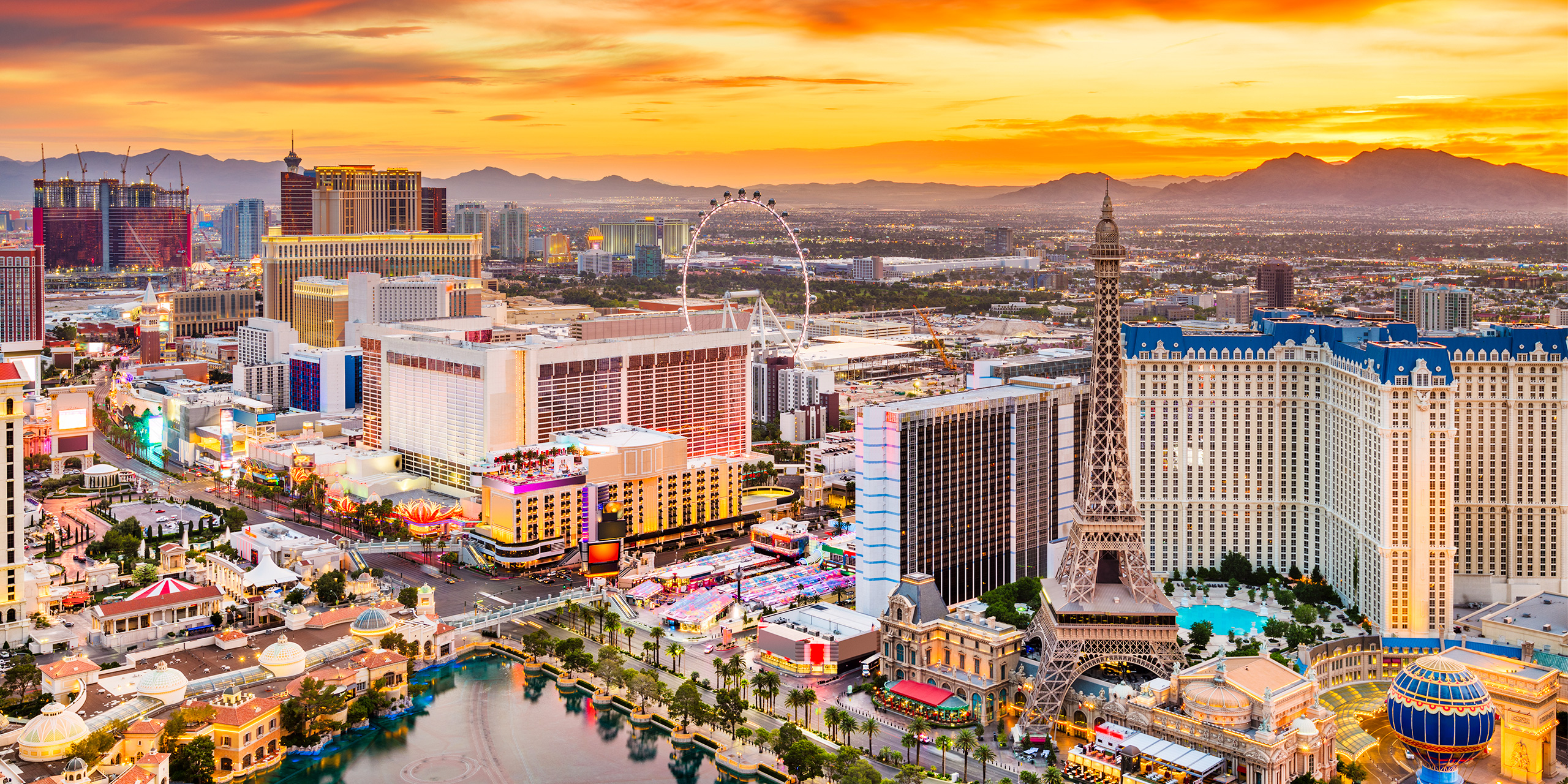 Las Vegas aerial view; Courtesy of Sean Pavone/Shutterstock
