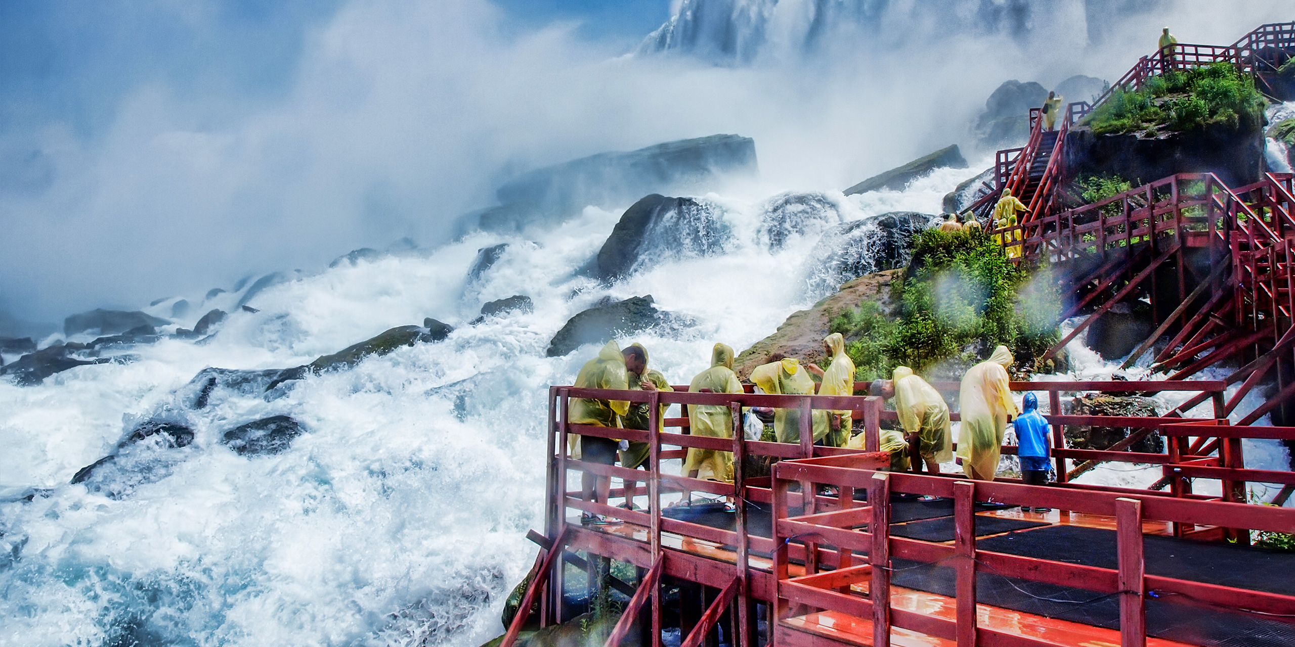 Visitors at Niagara falls; Courtesy Lidiia Kozhevnikova/Shutterstock